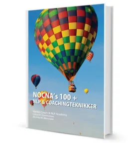 Fagboken NOCNAs 100+ NLP- og coachingteknikker som NOCNA Trenerne Gillian Melinda og Elisabeth har skrevet.